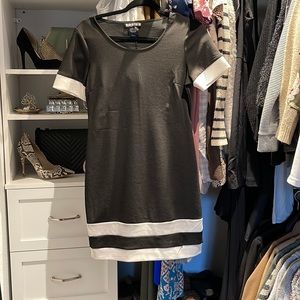 Black and white dress